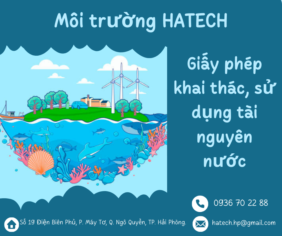 Giấy phép khai thác, sử dụng tài nguyên nước